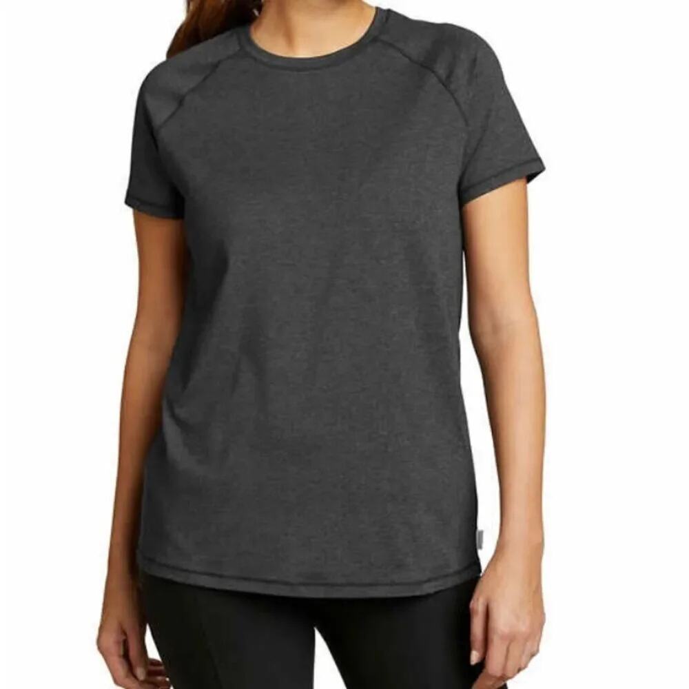 Eddie Bauer Women's Active Shirt Tee’s Size XL Black & Blue NWT - Picture 10 of 10